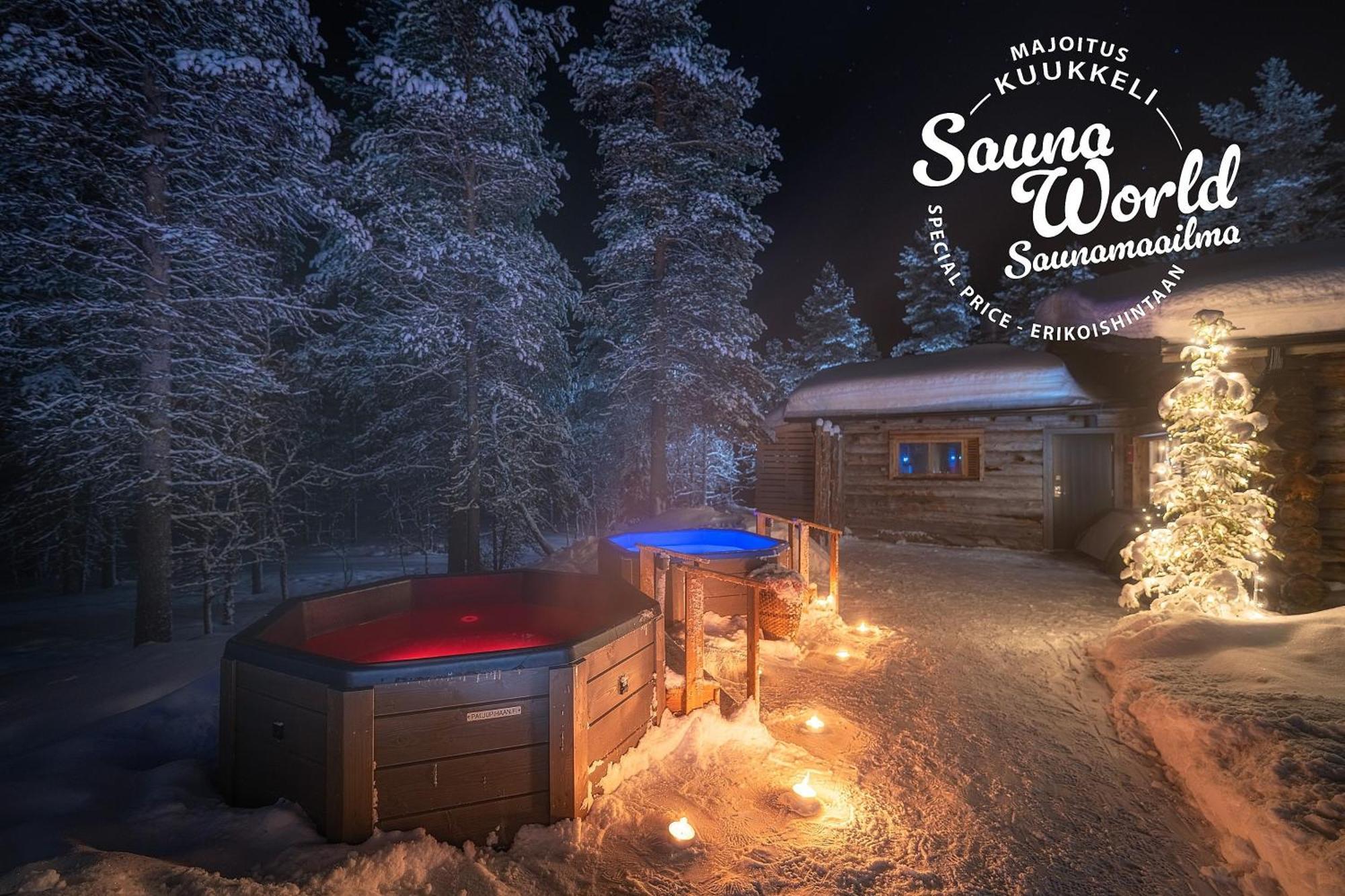 Kuukkeli Log Houses Aurora Cabin - Jaspis Saariselka Luaran gambar