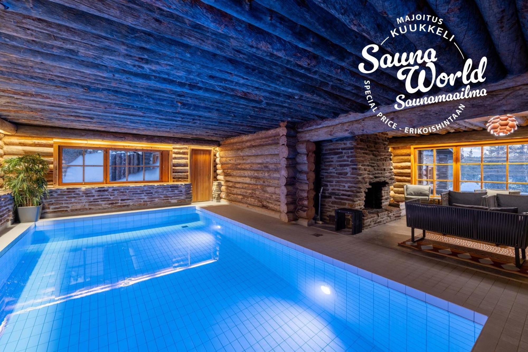 Kuukkeli Log Houses Aurora Cabin - Jaspis Saariselka Luaran gambar