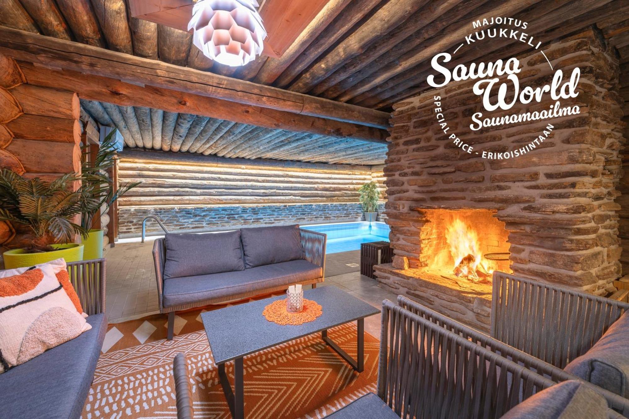 Kuukkeli Log Houses Aurora Cabin - Jaspis Saariselka Luaran gambar
