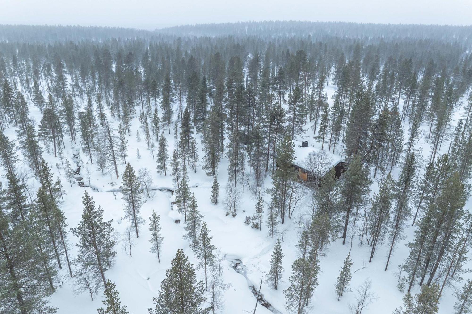 Kuukkeli Log Houses Aurora Cabin - Jaspis Saariselka Luaran gambar