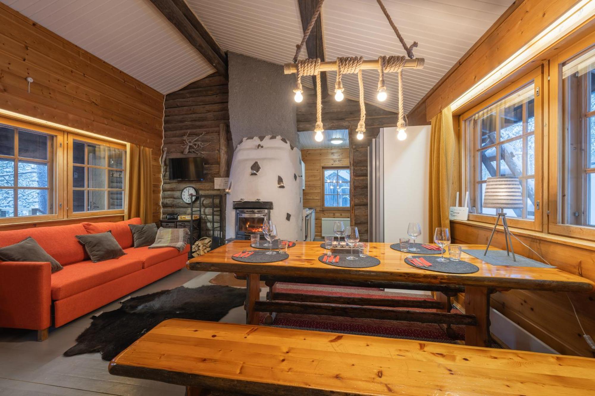 Kuukkeli Log Houses Aurora Cabin - Jaspis Saariselka Luaran gambar