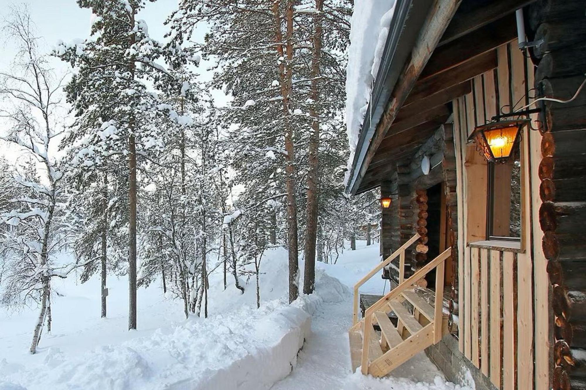 Kuukkeli Log Houses Aurora Cabin - Jaspis Saariselka Luaran gambar